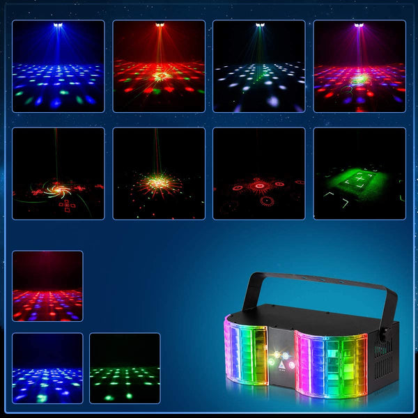 YOLNEY Stage Lights, Party Lights with Remote Control & DMX LED DJ Lights for Party Wedding Birthday