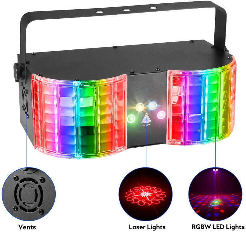 YOLNEY Stage Lights, Party Lights with Remote Control & DMX LED DJ Lights for Party Wedding Birthday