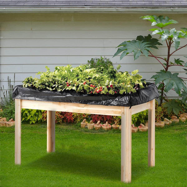 Raised Garden Bed, Raised Planter Box with legs, Outdoor Wooden Planter Bed for Vegetable/Flower/Herb, 30”(H) x 45 1/4”(L) x 23 1/2”(W)