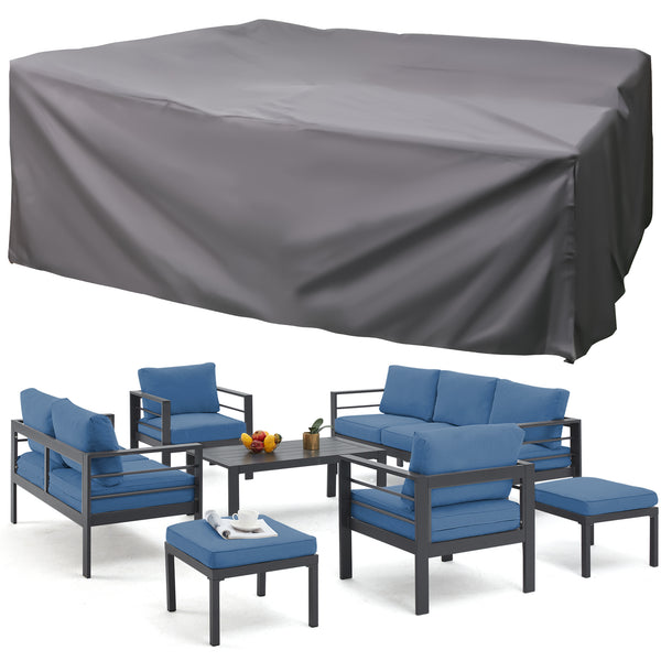 Aluminum Patio Furniture Set with Cover，BU