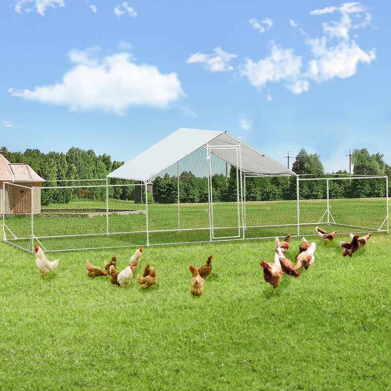 Chicken Coop Run Metal Chicken 146 Sq.