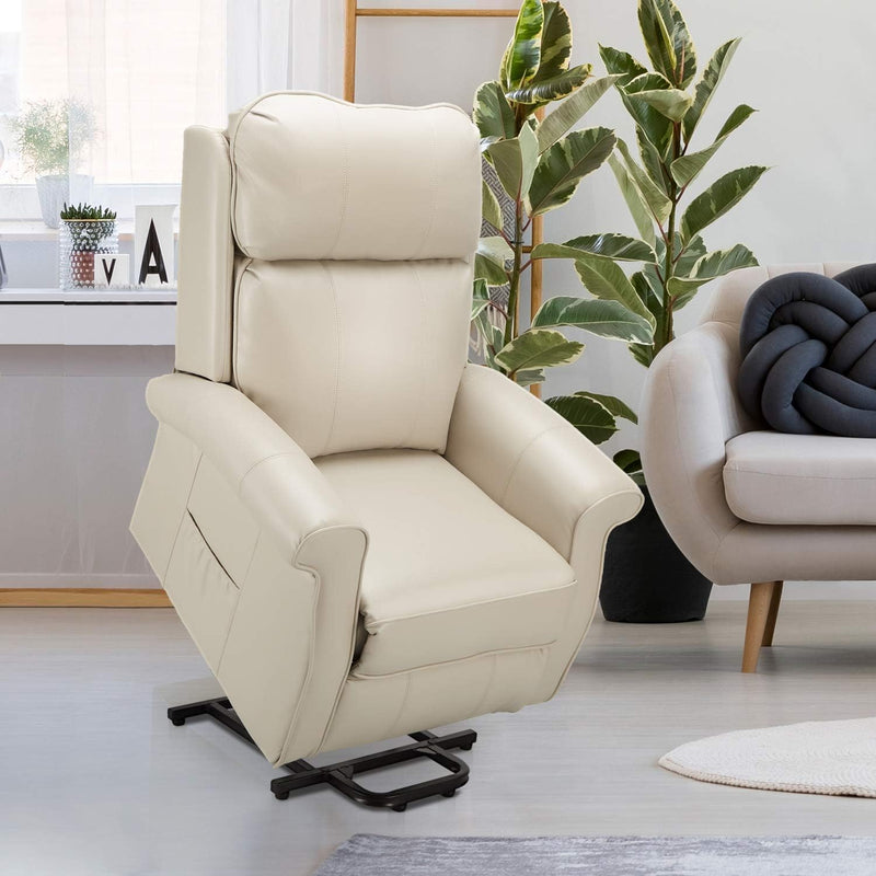 Faux Leather Recliner Electric Power Lift Recliner Chair