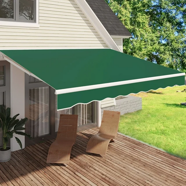 13' x 10' Manual Retractable Patio Awning