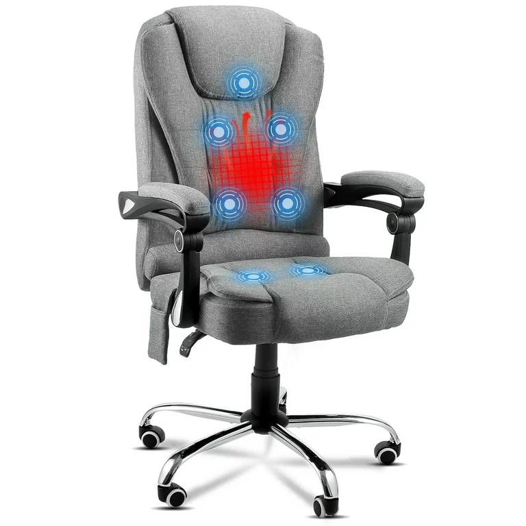 Heated Massage Office Chair Ergonomic Reclining Computer Chair Homhum