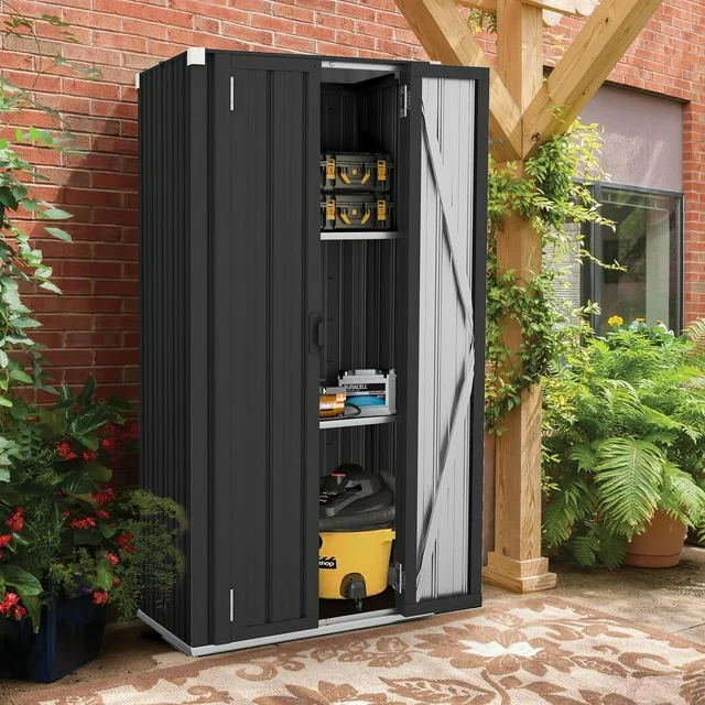 AECOJOY Storage Cabinet in Gray