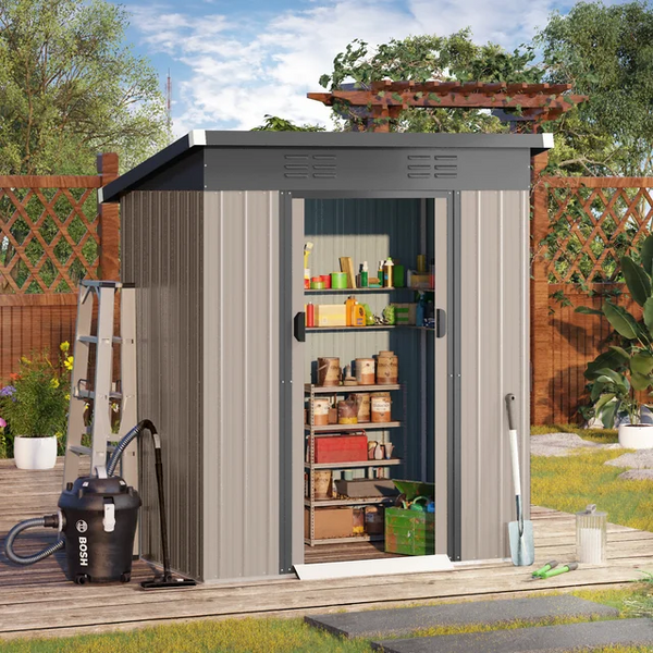 5 x 3 ft. Outdoor Metal Storage Shed