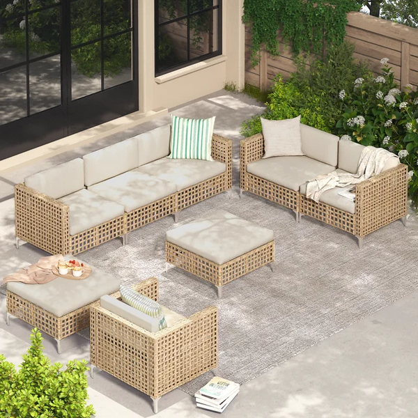 YODOLLA 8-Piece Patio Furniture Set