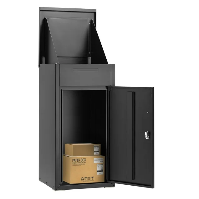 AECOJOY Package Delivery Boxes for Outside Parcel Drop Box Outdoor Storage Box