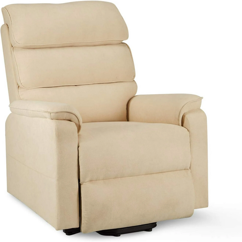 AECOJOY Power Lift Recliner Chair Electric Lounge Chair Lift Assist Single Sofa in Beige