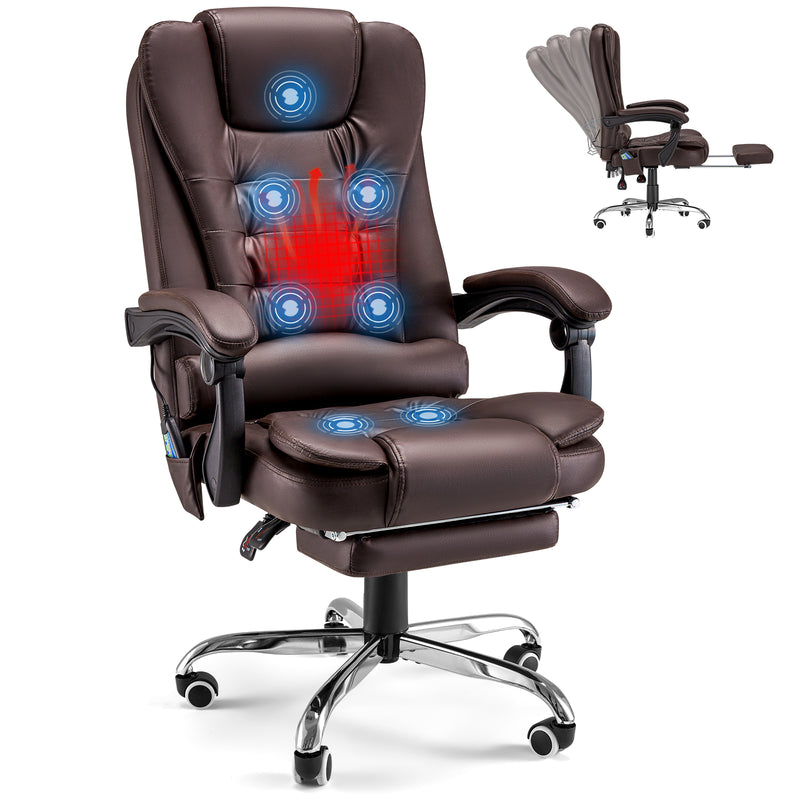 High Back Faux Leather Massage Office Chair