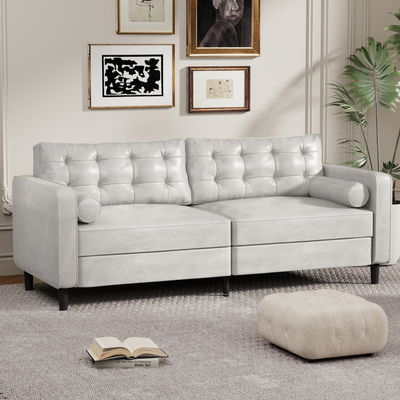 YODOLLA 84.2” Modern Sofas and Couches white