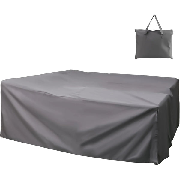 AECOJOY Metal Patio Furniture Set with Cover Outdoor Furniture sets With Storage Boxes on Sale with Grey Cushion for Balcony Porch, Lawn and More