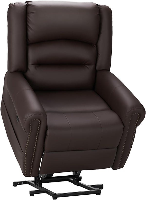 Faux Leather Power Lift Recliner for Elderly