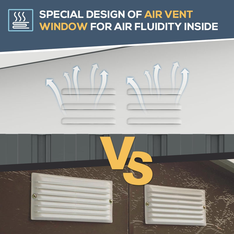 YODOLLA 5 x 3 ft. Outdoor Metal Steel Storage Shed with Sliding Roof & Lockable Door for Backyard, Garden,Dark Grey