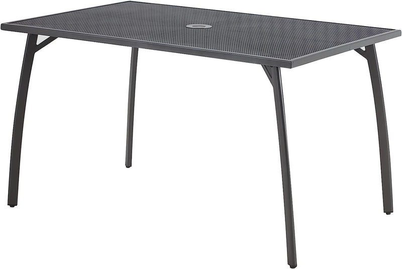 AECOJOY 51”x31” Metal Patio Dining Table Rectangular