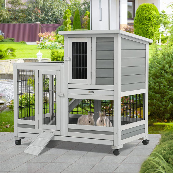 37 Inch Indoor Rabbit Hutch
