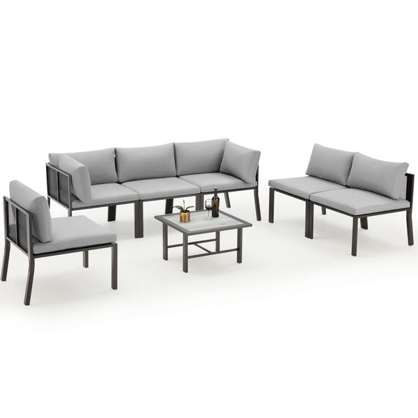 AECOJOY 7 Pieces Patio Furniture Set