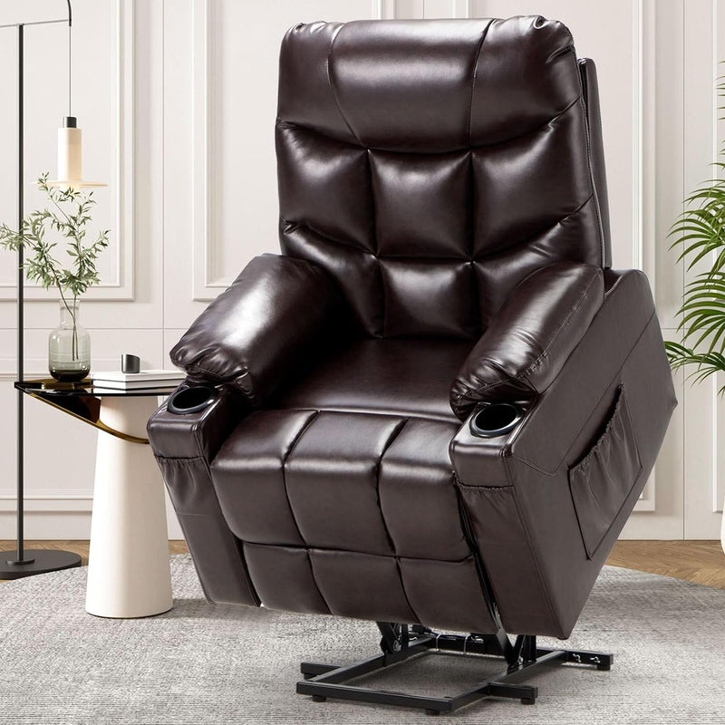 AECOJOY Power Lift Recliner for Elderly Electric Lift Chair,brown