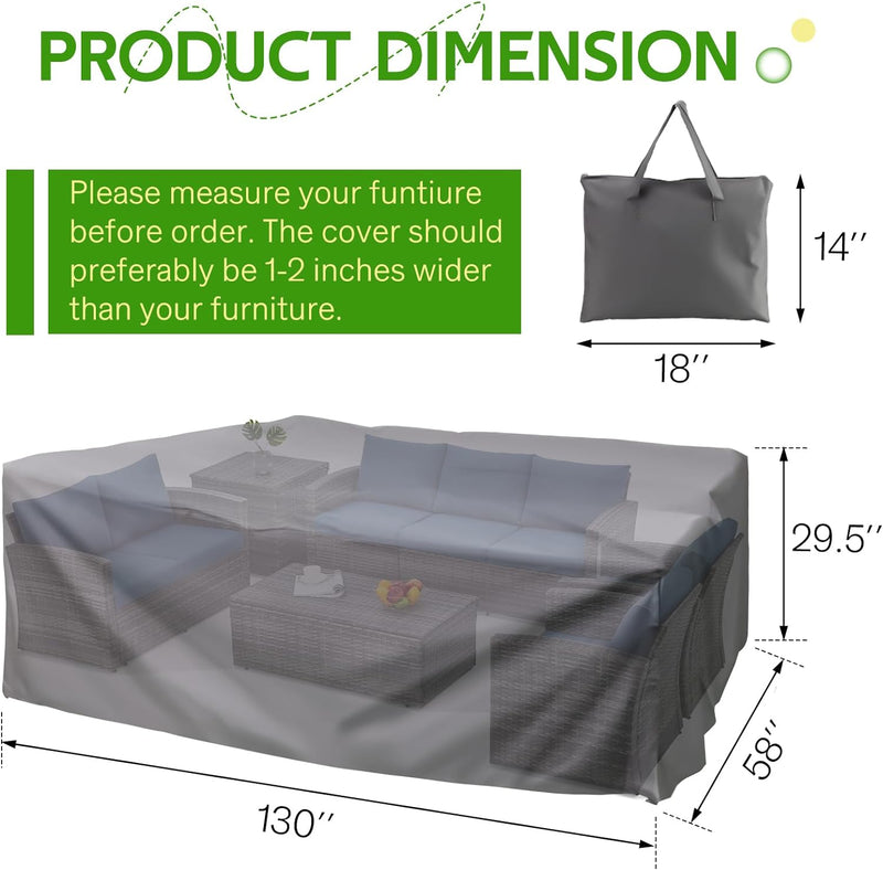 AECOJOY 7 Pieces Aluminum Patio Furniture Set with Waterproof Cover on sale Patio Conversation set For Outdoor with Grey Cushions
