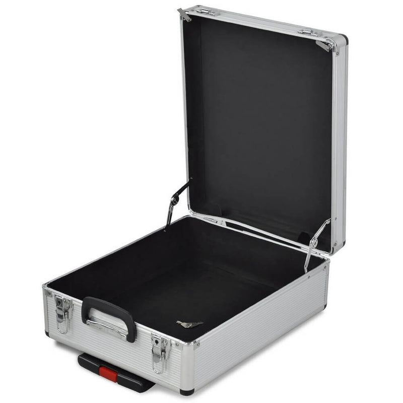 Tool Box with Tools 799pcs Household Tool Set with Aluminum Trolley Case Silver