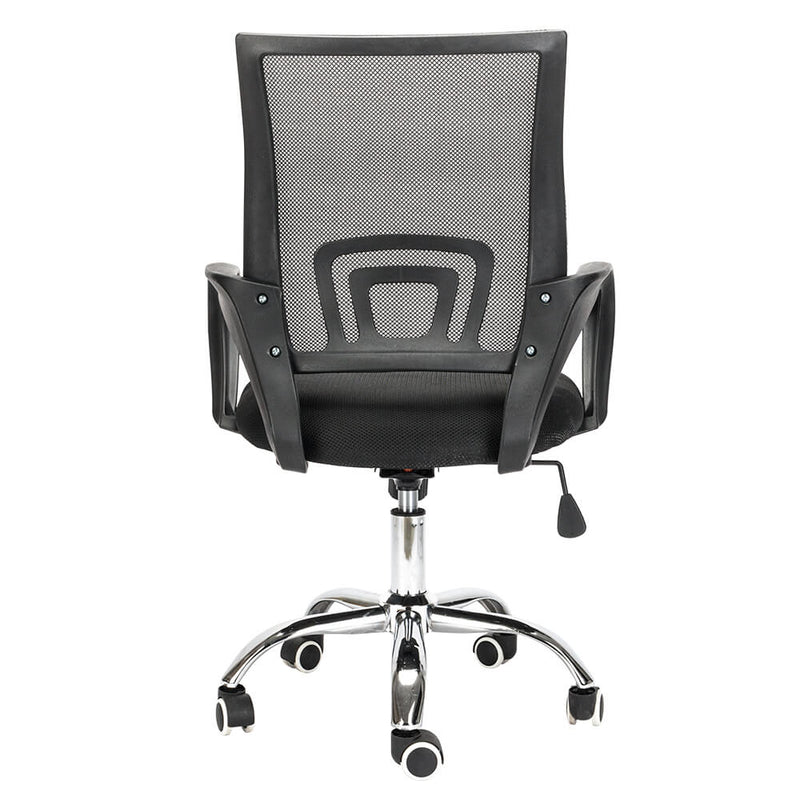 Mesh Back Gas Lift Adjustable Office Swivel Chair Black
