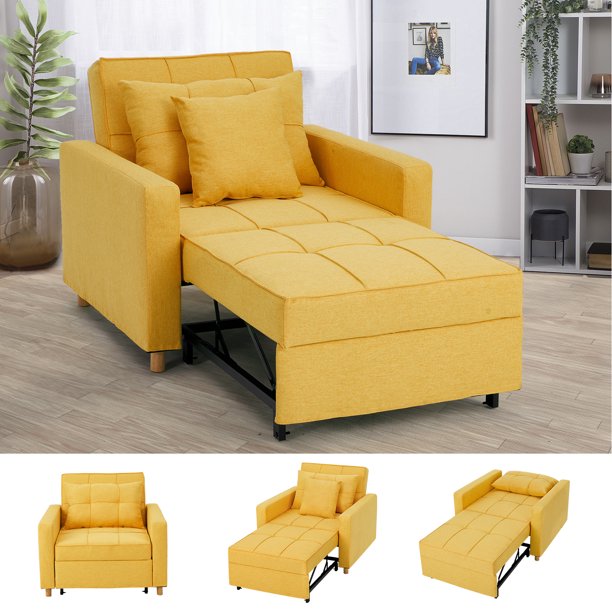 3-in-1 Futon Sofa Bed Chair