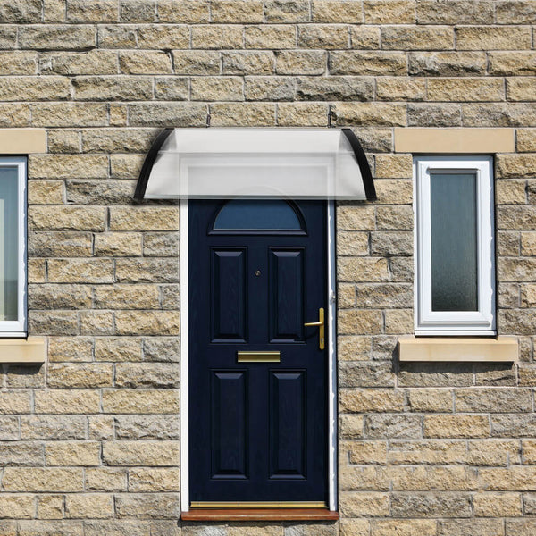 40" x 40" Front Door Awnings Canopies, Polycarbonate Window Awning Cover, Patio Eaves Canopy Decorator
