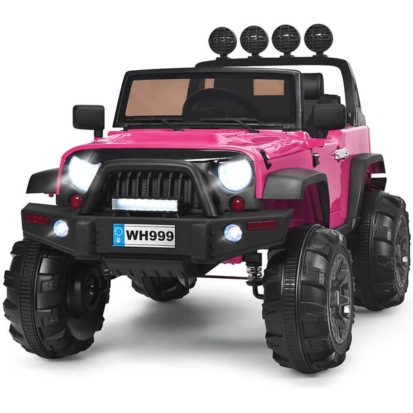 Kid Ride On Car Truck SUV With Parental Remote Control Pink