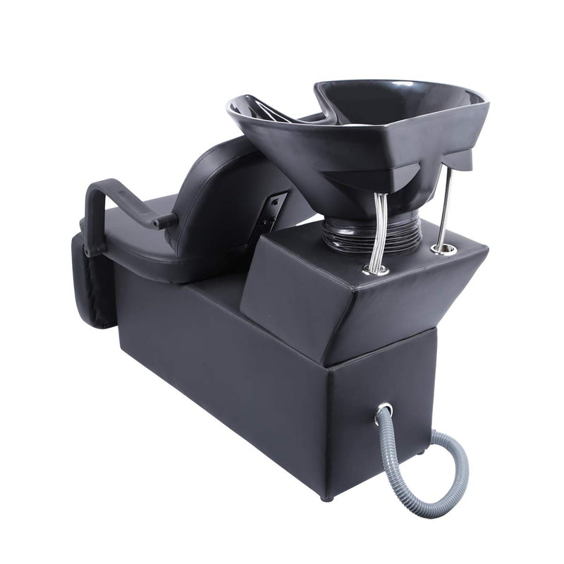 Shampoo Chair Backwash Sink Adjustable Footrest Barber Chair