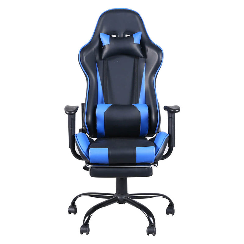 High Back Swivel Chair Racing Gaming Chair Office Chair Blue