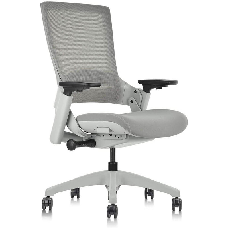 Ergonomic High Swivel Executive Home Office Chair Grey Mesh Back