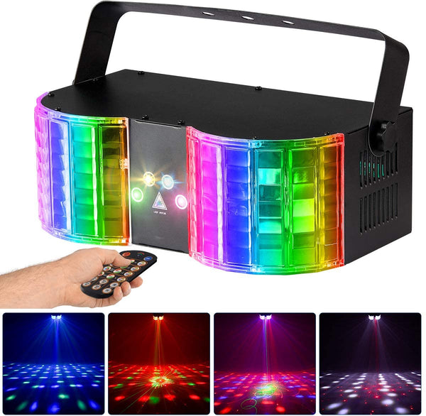 YOLNEY Stage Lights, Party Lights with Remote Control & DMX LED DJ Lights for Party Wedding Birthday
