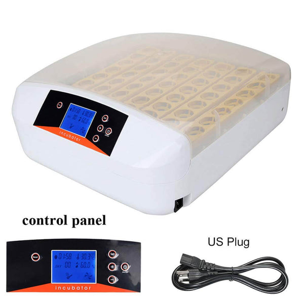 Full Automatic Egg Incubator 56 Eggs Incubator Hatcher Temperature Control