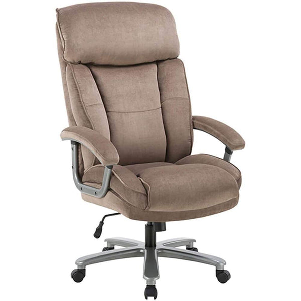 Ergonomic Big and Tall Executive Office Chair High Capacity Beige