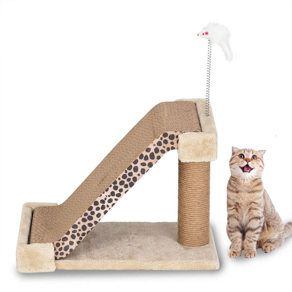 Cat Climbing Tree Cat Scratch Board Two-in-One Leopard Mark