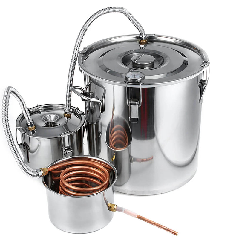 5 Gallon 20 L Alcohol Distiller Boiler Water Home Distiller Wine Making Kit