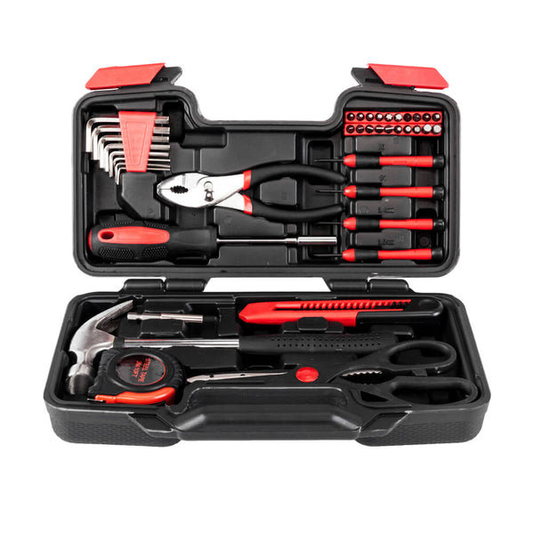 39-Piece Tool Set General Household Home Repair Hand Tools Kit