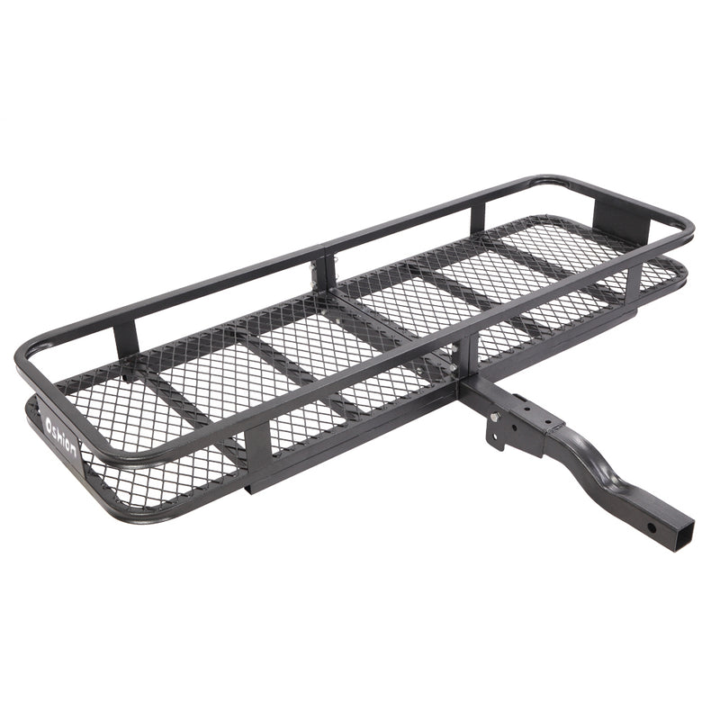 Folding Cargo Carrier Luggage Basket Hitch Mounted Car SUV Truck Durable 500lbs