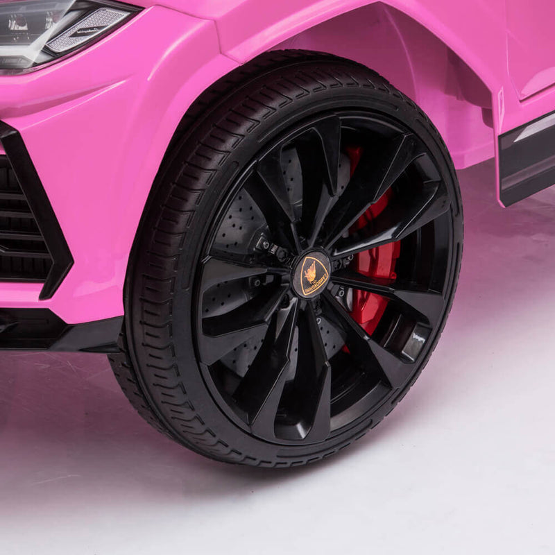 Small Lamborghini Ride On Car Dual Drive Remote Control Pink