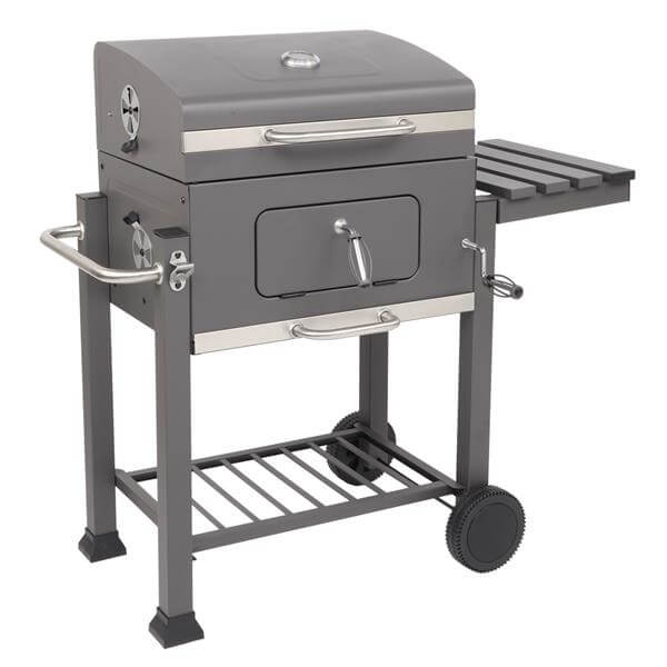 Portable Charcoal Grill Barbecue BBQ Grill, Outdoor Smoker BBQ with Wheels