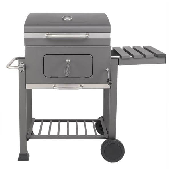 Portable Charcoal Grill Barbecue BBQ Grill, Outdoor Smoker BBQ with Wheels