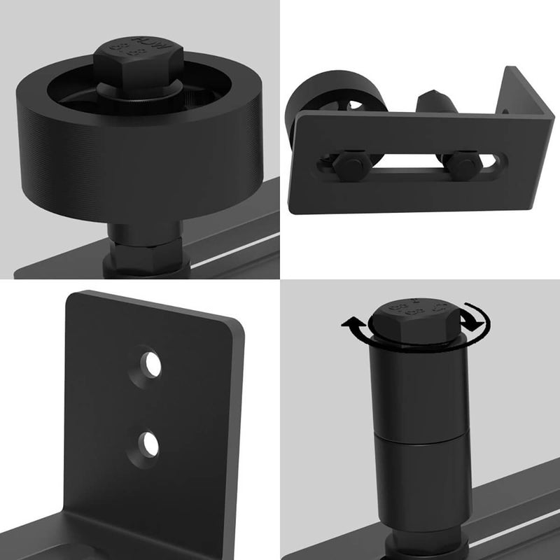 Sliding Barn Door Floor Guide Adjustable Roller