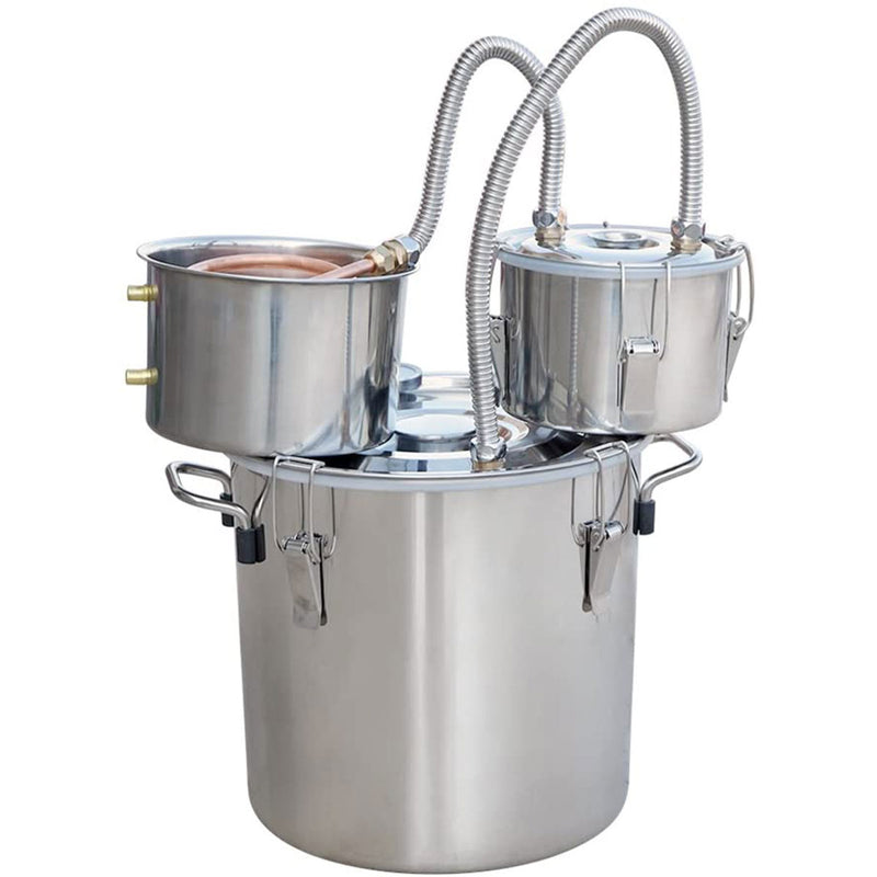 5 Gallon 20 L Alcohol Distiller Boiler Water Home Distiller Wine Making Kit