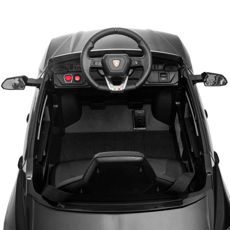 Small Lamborghini Ride On Car Dual Drive Remote Control Black