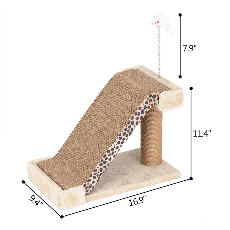 Cat Climbing Tree Cat Scratch Board Two-in-One Leopard Mark