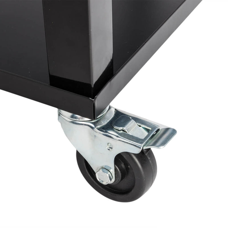 Portable Patio Party Bar Drink Cooler Cart with Shelf