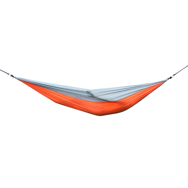 Nylon Parachute Fabric Double Hammock Orange & Gray
