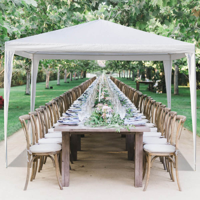 Three Sides Waterproof Tent with Spiral Tubes, 10 x 10 ft