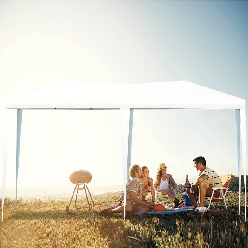 Waterproof Canopy Tents 10 x 20 ft Sunshelter Tent with Carry Bag for Parties BBQ Wedding, White