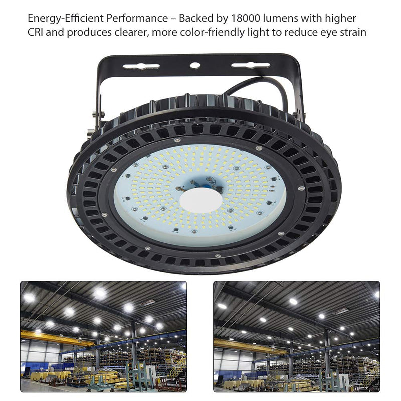 150W UFO LED High Bay Light Factory Warehouse Gym Lighting Industrial Lamp 4Pcs